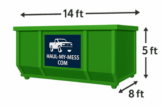 20 YARD DUMPSTER - (Large) Approx. 8 pickup loads
