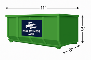 10 YARD DUMPSTER - (Small) Holds equal to 4 pickup loads